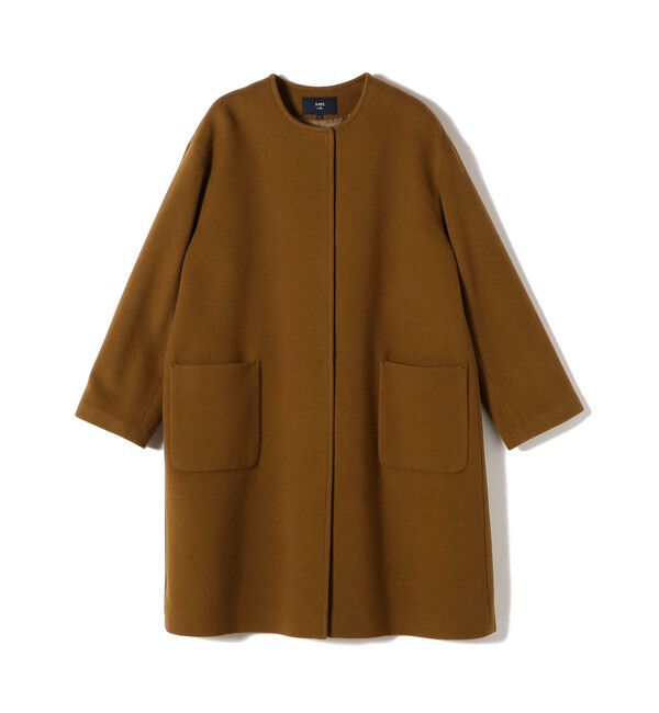 SHIPS Colors 「SHIPS Colors:SUPER100 ウール ノーカラー コート◇」|ノーカラーコート|