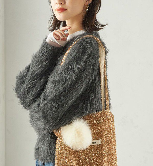 SHIPS for women「フォックス ファーポンポン チャーム」|チャーム・キーホルダー|