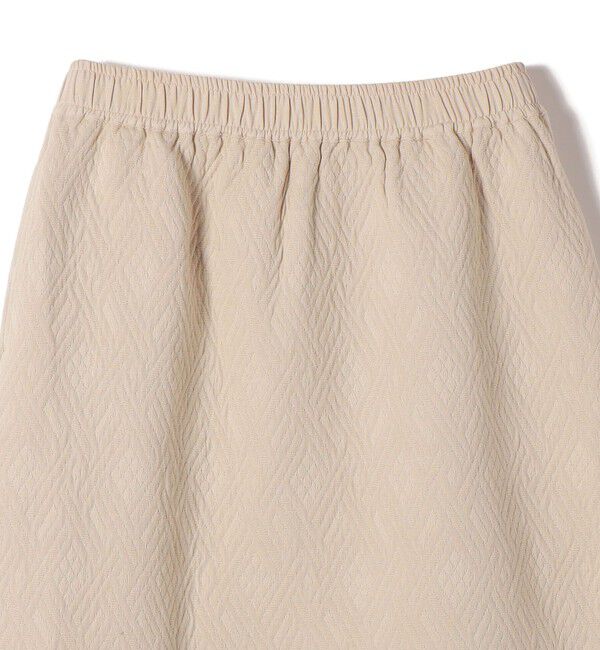 SHIPS for women「【SHIPS別注】Fanaka:〈手洗い可能〉ジャカード サイド スリット スカート」|スカート|