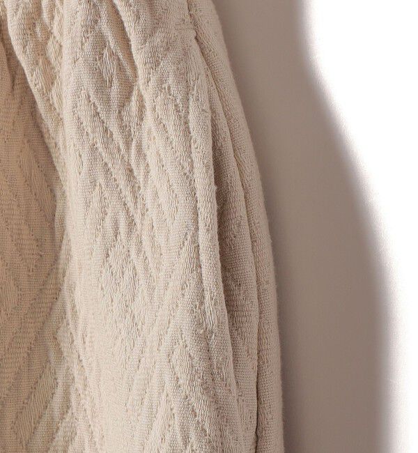 SHIPS for women「【SHIPS別注】Fanaka:〈手洗い可能〉ジャカード サイド スリット スカート」|スカート|