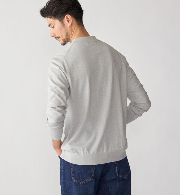 SHIPS「SHIPS:〈手洗い可能〉HANDFRAME 16ゲージ コットン/ウール モックネック ニット」|ニット・セーター|