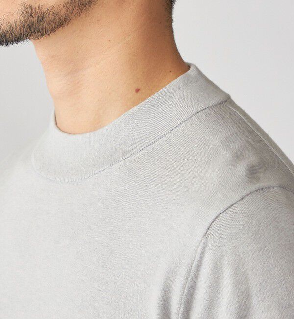 SHIPS「SHIPS:〈手洗い可能〉HANDFRAME 16ゲージ コットン/ウール モックネック ニット」|ニット・セーター|