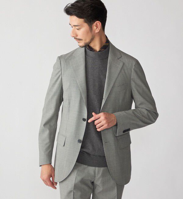 SHIPS「SHIPS:〈手洗い可能〉HANDFRAME 16ゲージ コットン/ウール モックネック ニット」|ニット・セーター|