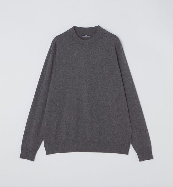 SHIPS「SHIPS:〈手洗い可能〉HANDFRAME 16ゲージ コットン/ウール モックネック ニット」|ニット・セーター|