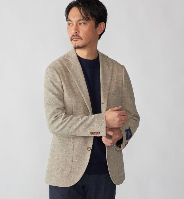 SHIPS「SHIPS:〈手洗い可能〉HANDFRAME 16ゲージ コットン/ウール モックネック ニット」|ニット・セーター|