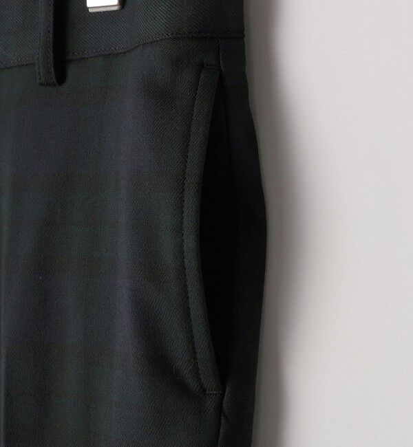 SHIPS KIDS「SHIPS KIDS:140～160cm /〈洗濯機可能〉セレモニー ブラックウォッチ ストレッチ スラックス パンツ」|スラックス|