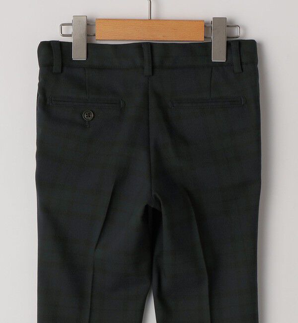 SHIPS KIDS「SHIPS KIDS:110～130cm /〈洗濯機可能〉セレモニー ブラックウォッチ ストレッチ スラックス パンツ」|スラックス|