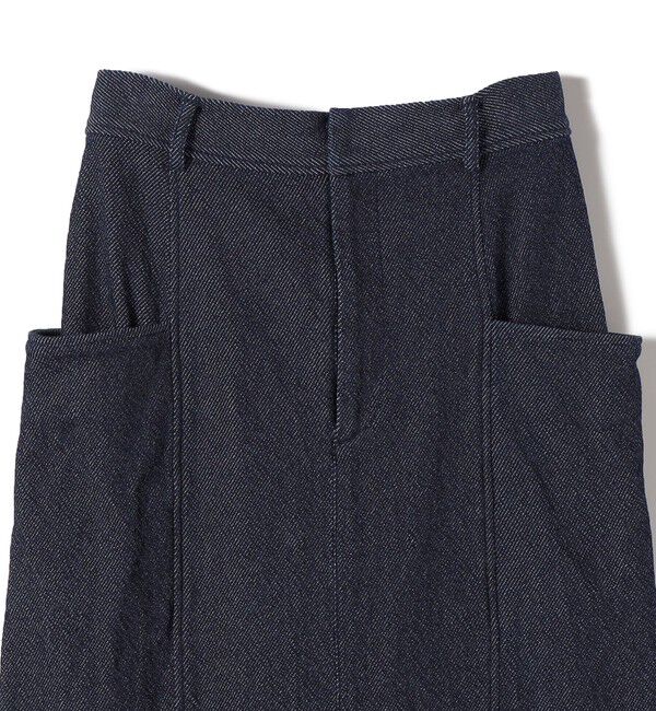 SHIPS for women「〈手洗い可能〉ルーズ デニム サイド ポケット スカート」|スカート|