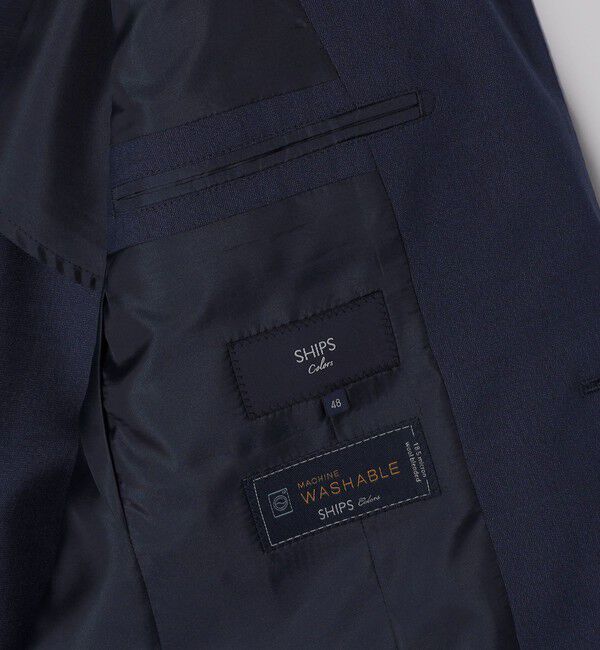 SHIPS Colors 「SHIPS Colors:〈洗濯機可能〉T/W スーツ ジャケット(セットアップ対応可能)」|テーラードジャケット|