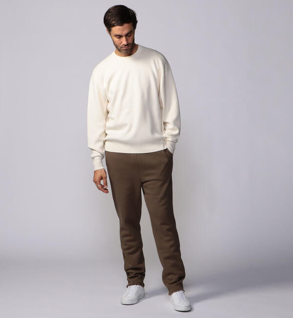 CABaN「CABaN コットンカシミヤ クルーネックプルオーバー」|ニット・セーター|