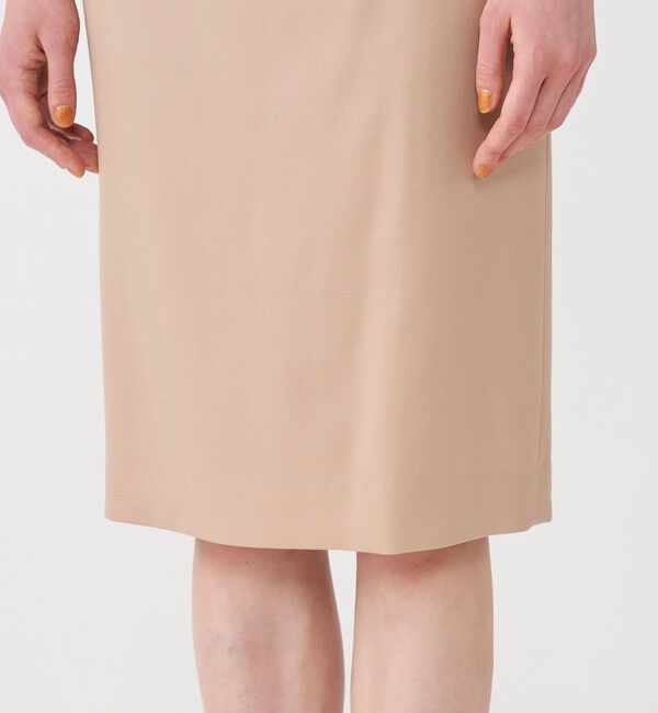 TOMORROWLAND collection「ウールストレッチオックス Iラインスカート」|タイト|