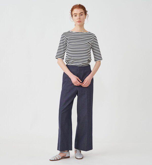 TOMORROWLAND collection「マリンボーダー ボートネックプルオーバー」|Tシャツ・カットソー|