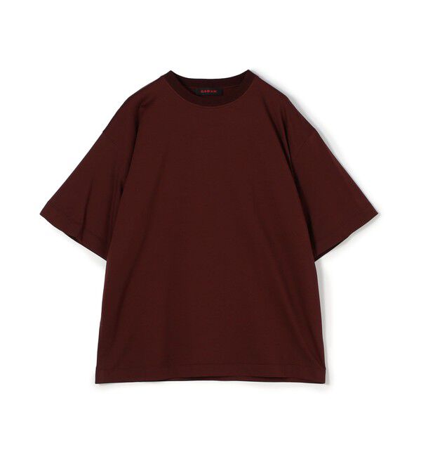 CABaN「CABaN コットン ドロップショルダークルーネックプルオーバー」|Tシャツ・カットソー|49 ダークブラウン