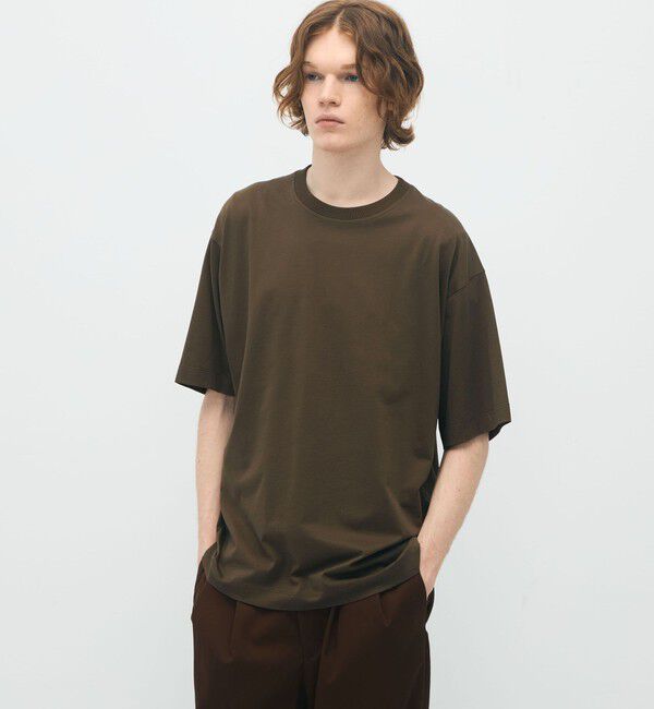 CABaN「CABaN コットン ドロップショルダークルーネックプルオーバー」|Tシャツ・カットソー|