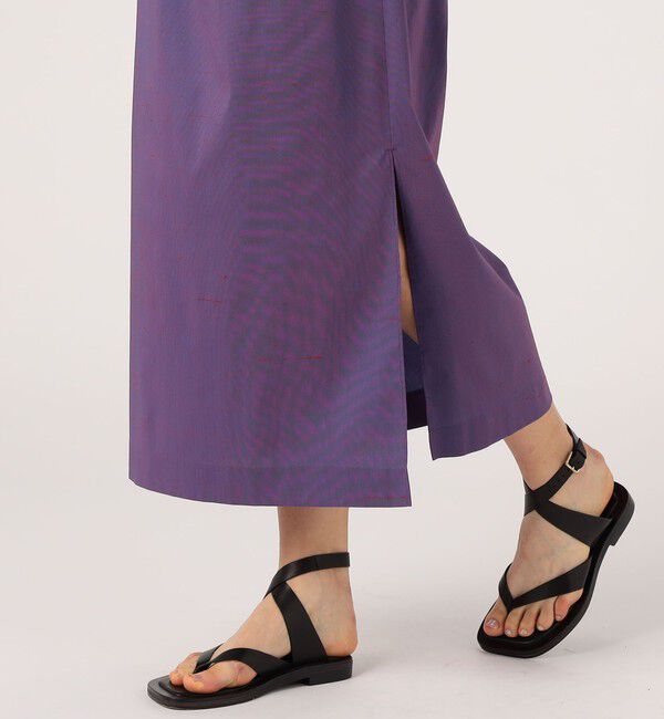 CABaN「シルクネップストレッチ ロングスカート」|スカート|