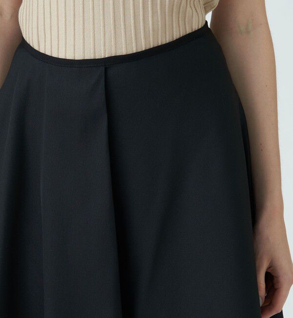 TOMORROWLAND collection「ポリエステルシルクツイルタフタ リバーシブルスカート」|フレア|