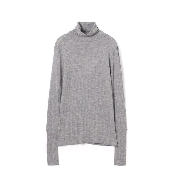 MACPHEE「ウールリブ タートルネックプルオーバー」|Tシャツ・カットソー|15 グレー
