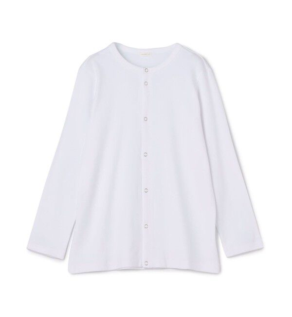 GALERIE VIE「ソフトジャージーリブ クルーネックカーディガン」|カーディガン|11 ホワイト