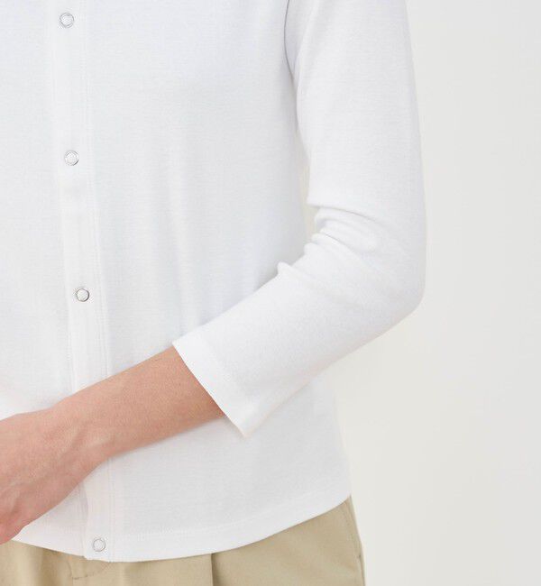 GALERIE VIE「ソフトジャージーリブ クルーネックカーディガン」|カーディガン|