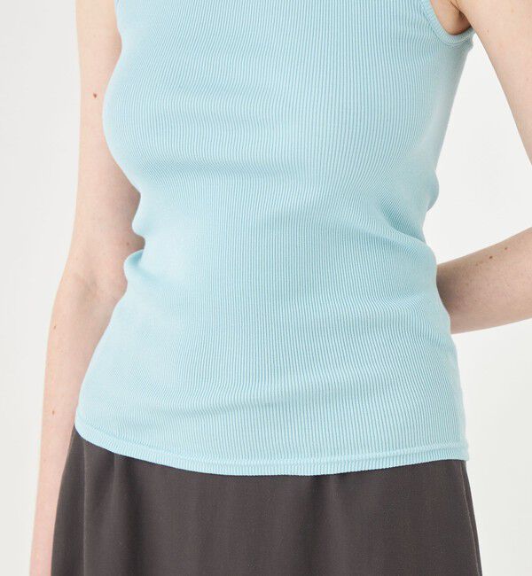 Ballsey「スーピマテレコ スクエアネックタンクトップ」|タンクトップ|