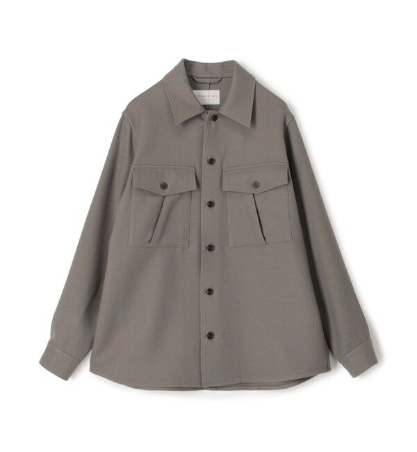 TOMORROWLAND MENS「ウール シャツブルゾン」|シャツ・ブラウス|43 ベージュ