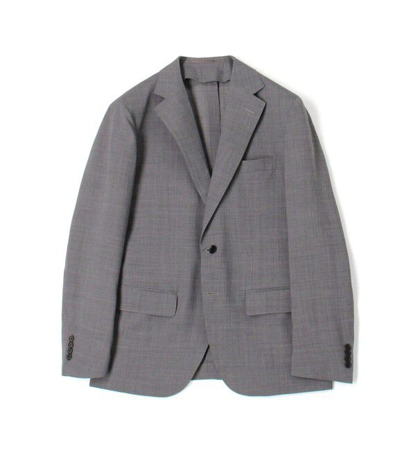 TOMORROWLAND MENS「Super120'sウールポリエステル シングルブレステッド2Bジャケット」|テーラードジャケット|17 チャコールグレー