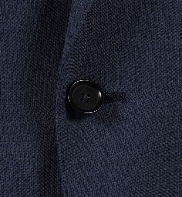 TOMORROWLAND MENS「Super120'sウールポリエステル シングルブレステッド2Bジャケット」|テーラードジャケット|