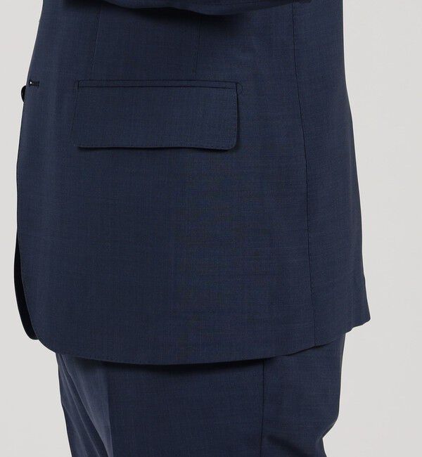 TOMORROWLAND MENS「Super120'sウールポリエステル シングルブレステッド2Bジャケット」|テーラードジャケット|