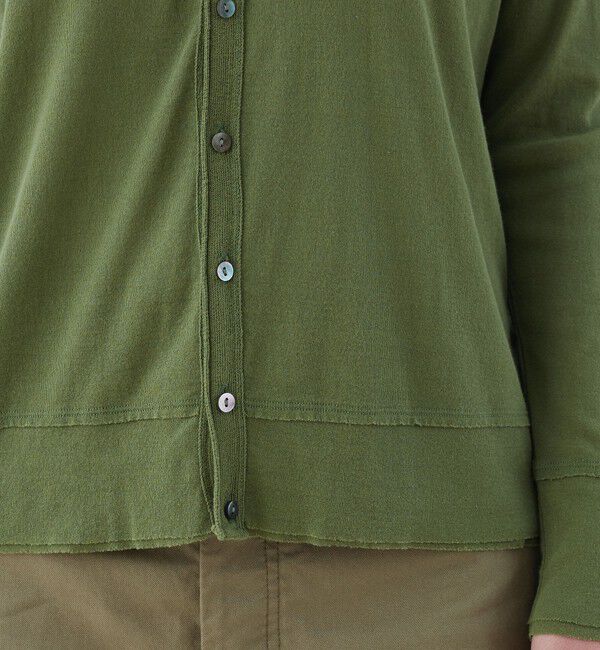 GALERIE VIE「 ガーゼフライス クルーネックカーディガン」|カーディガン|