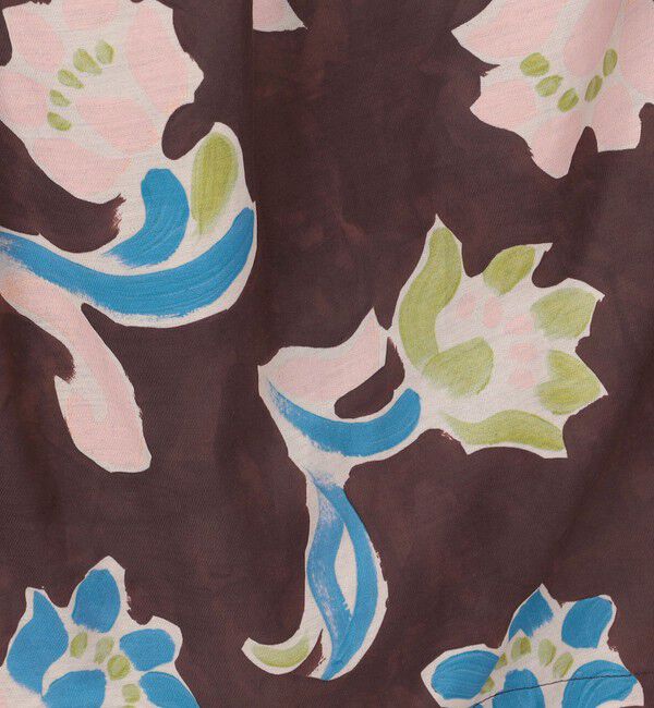 MACPHEE「レイトンプリント ギャザーマキシスカート」|スカート|