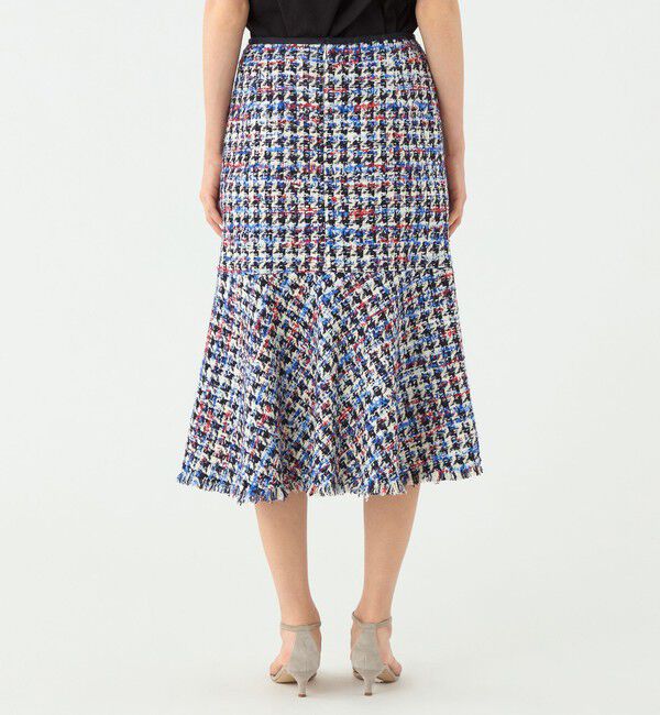 TOMORROWLAND collection「トリコロールシェパード マーメイドスカート」|フレア|