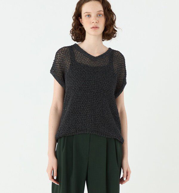 Ballsey「ライトペーパー ショートスリーブプルオーバー」|ニット・セーター|