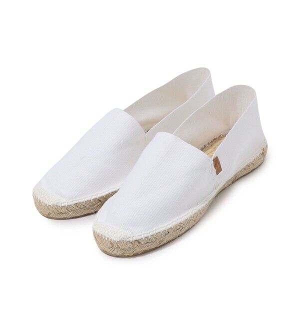TOMORROWLAND GOODS「La Maison de L'Espadrille Solid400」|スリッポン|11 ホワイト