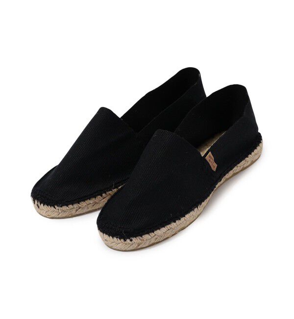 TOMORROWLAND GOODS「La Maison de L'Espadrille Solid400」|スリッポン|19 ブラック