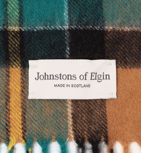 Johnstons of Elgin カシミヤ タータンチェックマフラー（TOMORROWLAND