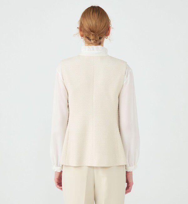 Ballsey「ライトファンシーツイード ペプラムジレ」|ベスト・ジレ|