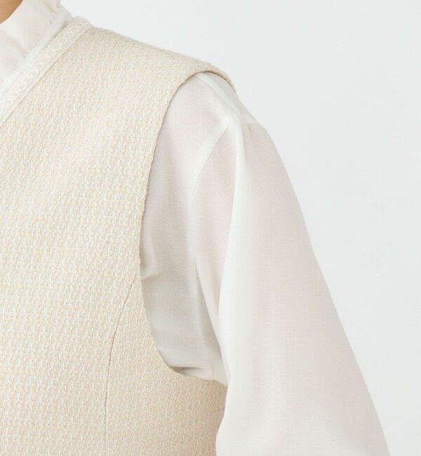 Ballsey「ライトファンシーツイード ペプラムジレ」|ベスト・ジレ|