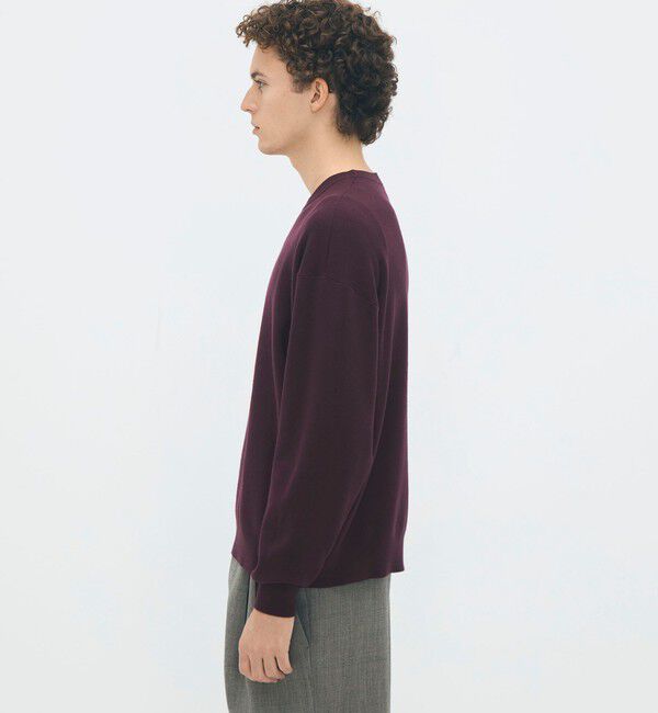 CABaN「コットンカシミヤ クルーネックプルオーバー」|ニット・セーター|