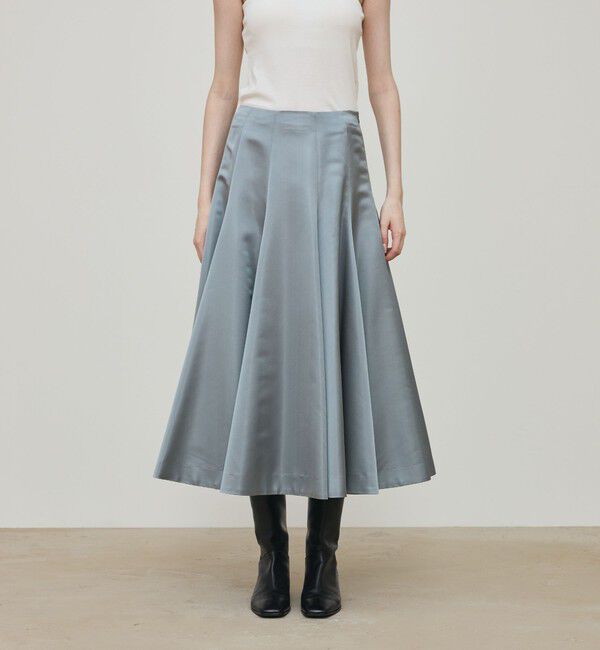 DES PRES「シルクサテン サーキュラースカート」|スカート|