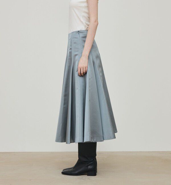 DES PRES「シルクサテン サーキュラースカート」|スカート|