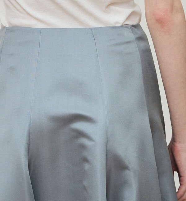 DES PRES「シルクサテン サーキュラースカート」|スカート|