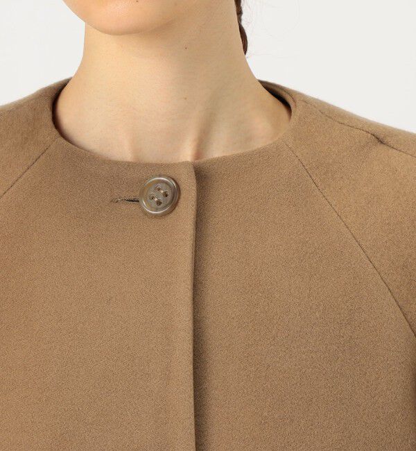 TOMORROWLAND BUYING WEAR「MARTIN GRANT CAPE BALOON コート」|ノーカラーコート|