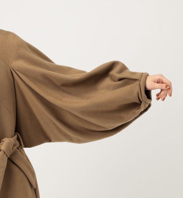 TOMORROWLAND BUYING WEAR「MARTIN GRANT CAPE BALOON コート」|ノーカラーコート|