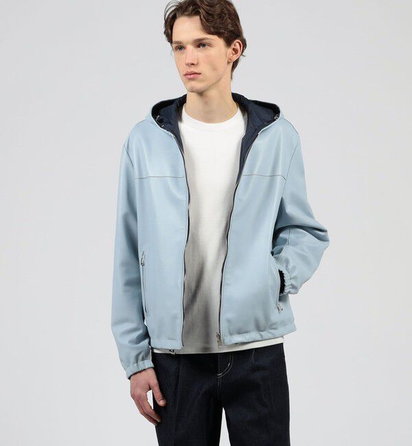 TOMORROWLAND MENS「【別注】EMMETI LUCA ラムレザー リバーシブルフーデッドブルゾン」|ブルゾン・スタジャン|