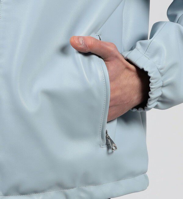 TOMORROWLAND MENS「【別注】EMMETI LUCA ラムレザー リバーシブルフーデッドブルゾン」|ブルゾン・スタジャン|