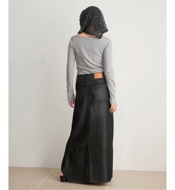 IENA LA BOUCLE「IENA LA BOUCLE ソフトデニムスリットスカート」|スカート|