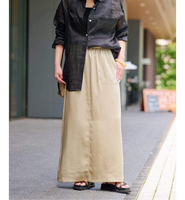 JOURNAL STANDARD relume「ヴィンテージサテンベイカースカート」|スカート|