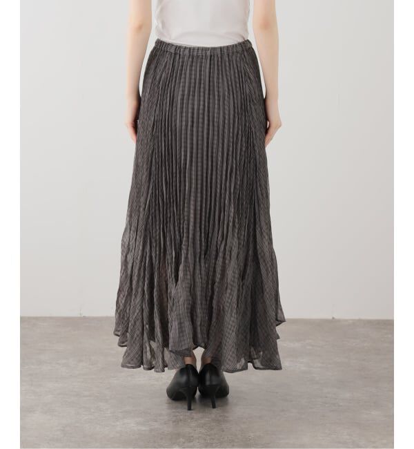 JOURNAL STANDARD「シアーチェックプリーツスカート」|スカート|