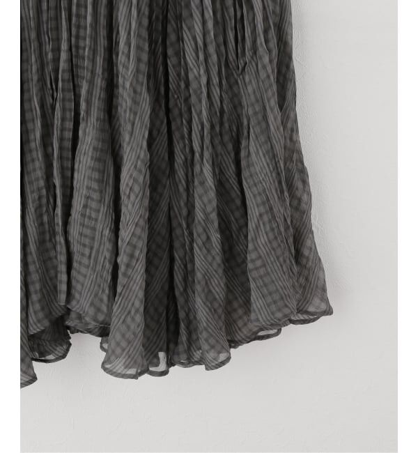 JOURNAL STANDARD「シアーチェックプリーツスカート」|スカート|