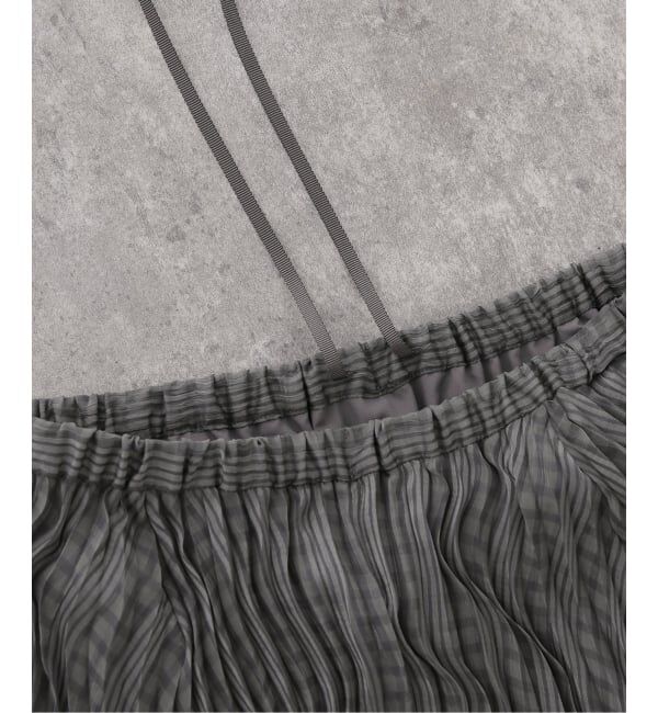 JOURNAL STANDARD「シアーチェックプリーツスカート」|スカート|